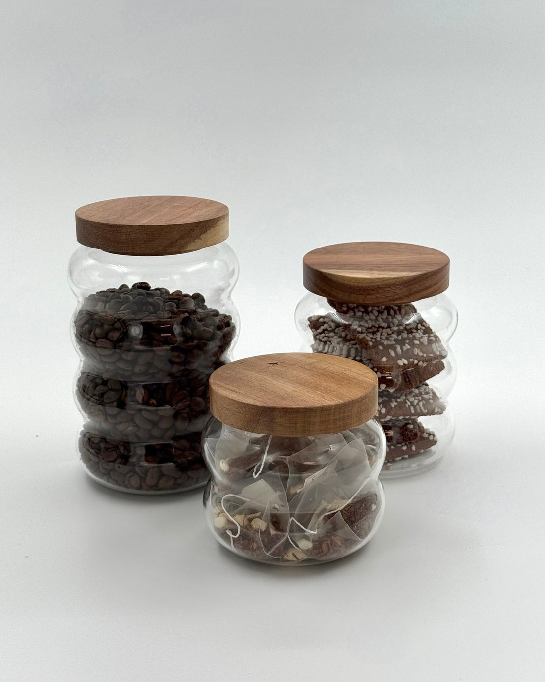 Bricard förvaringsburkar i glas 3-pack