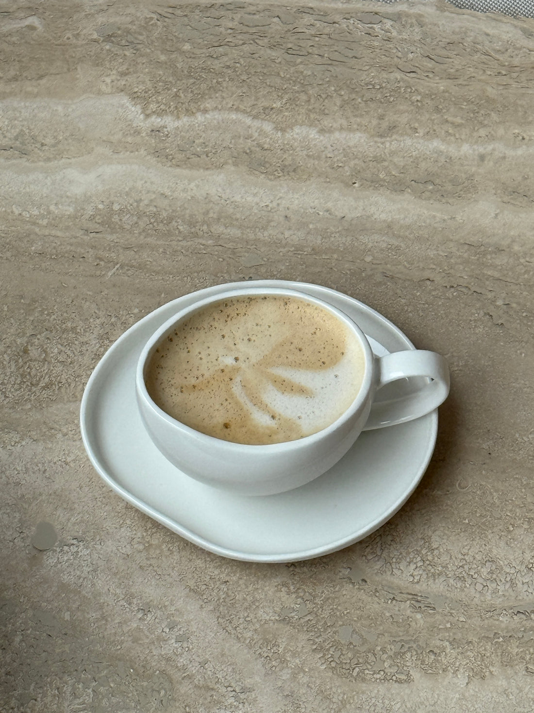 Bricard Barles kaffekoppar vit 6-pack