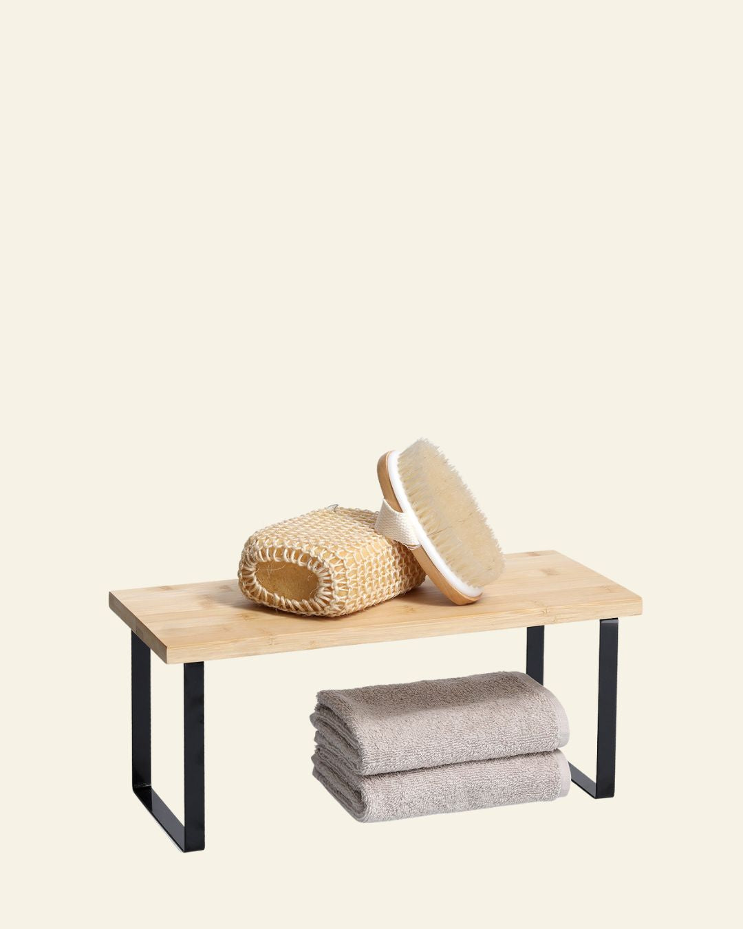 Hylla i Metall & Bambu