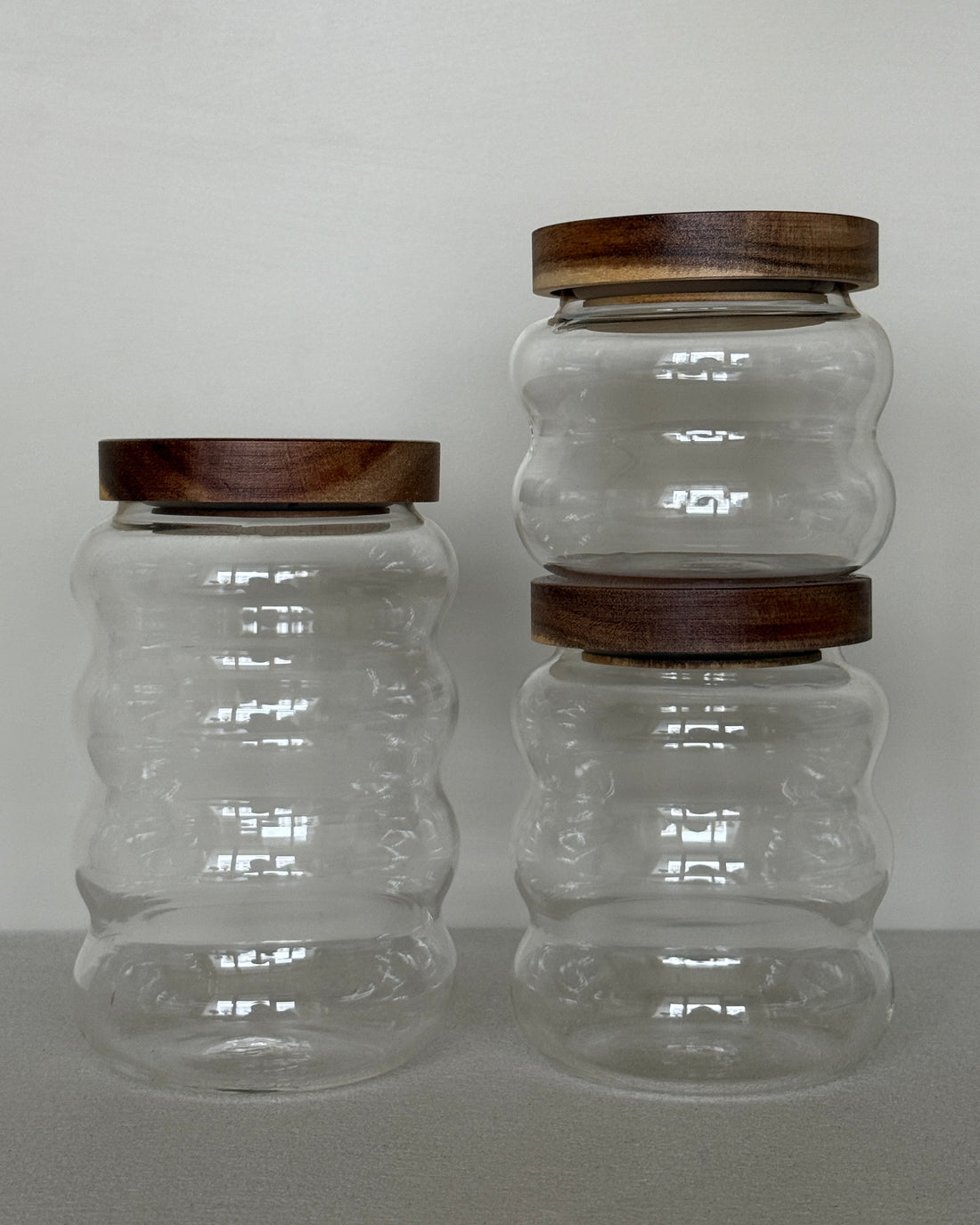 Bricard förvaringsburkar i glas 3-pack