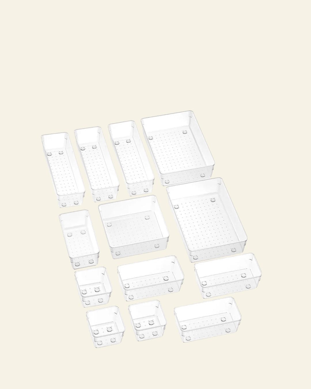 Lådinsats i akrylplast 13-delar