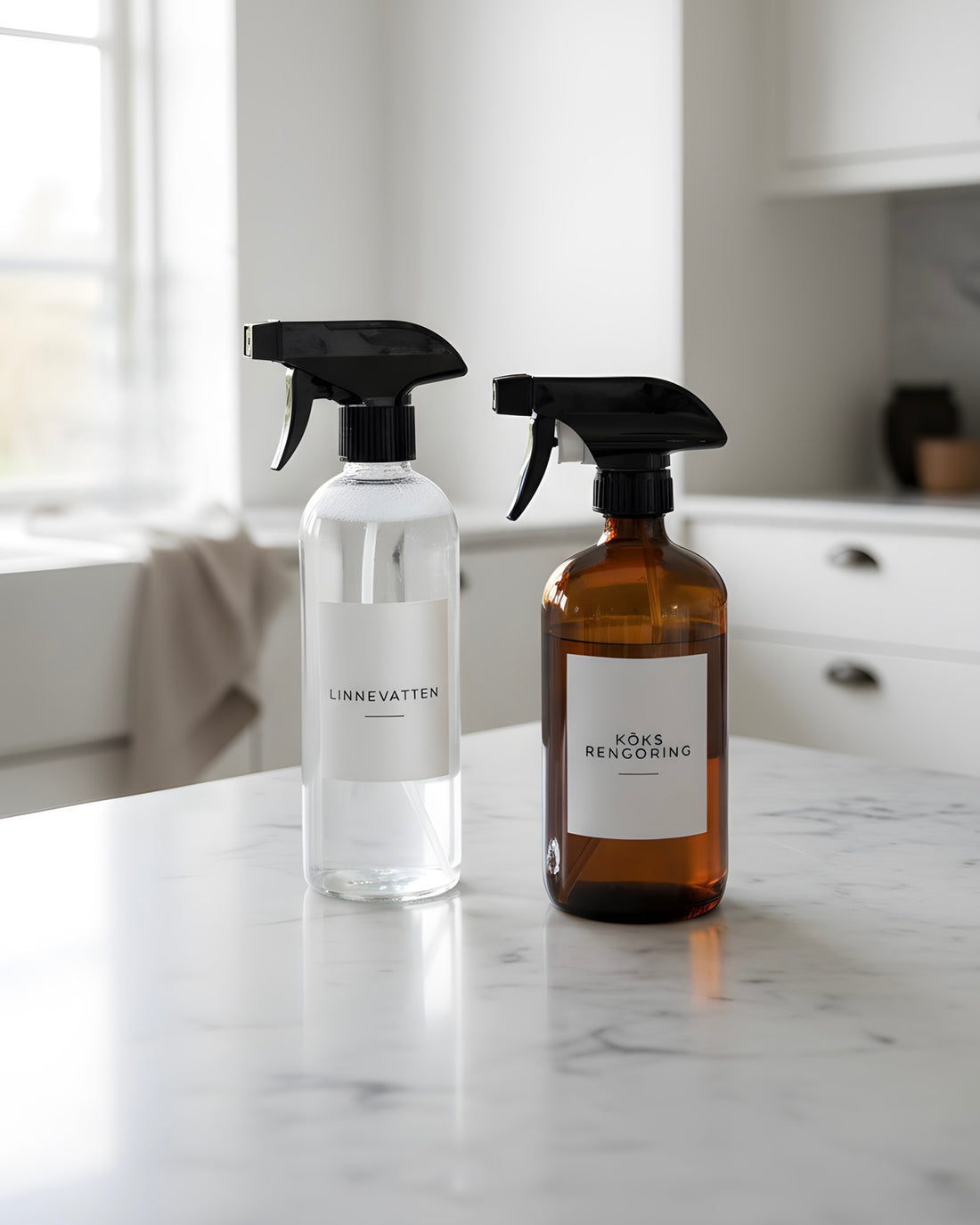 Etiketter för städning 12st