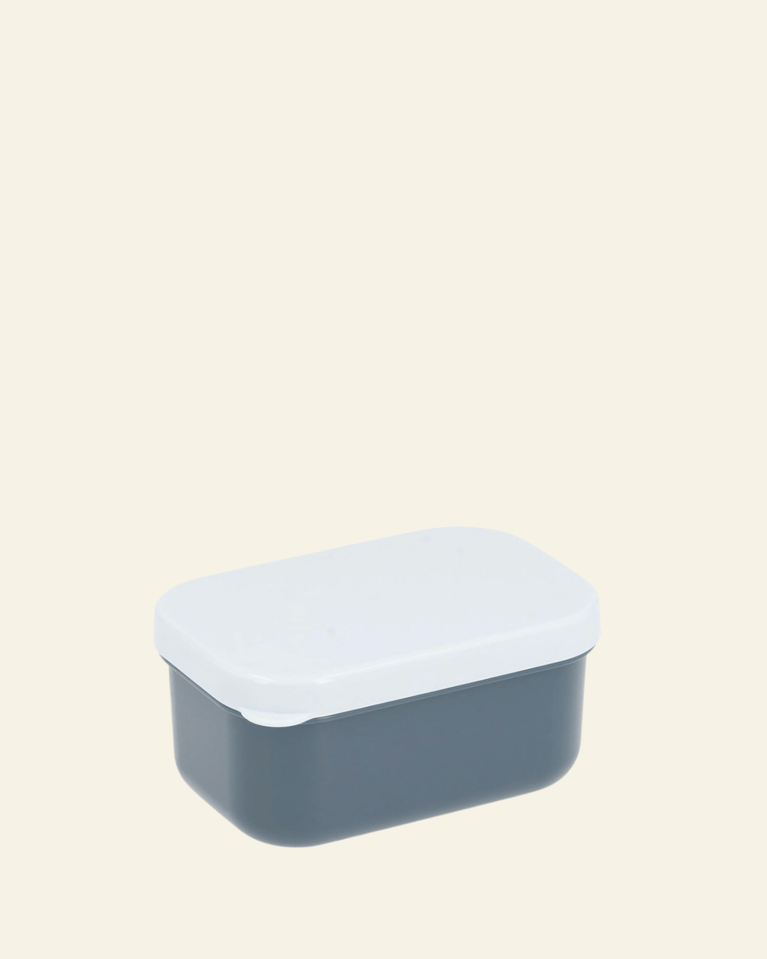 Blå Fruktlåda med gaffel