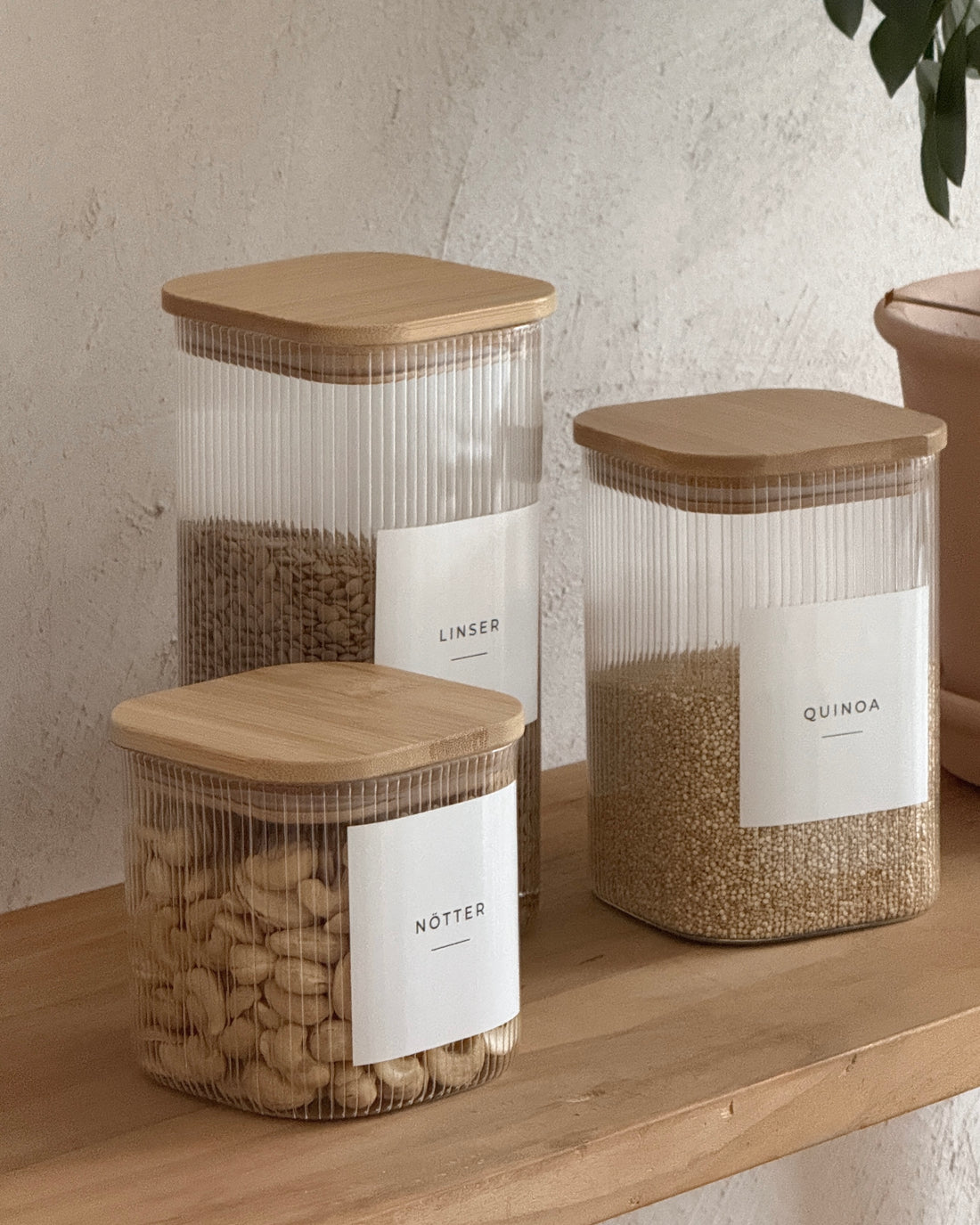 Förvaringburk fyrkantig 1500ml