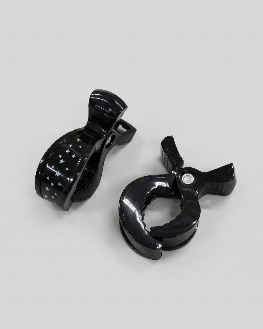 Svarta muslinklämmor 2-pack