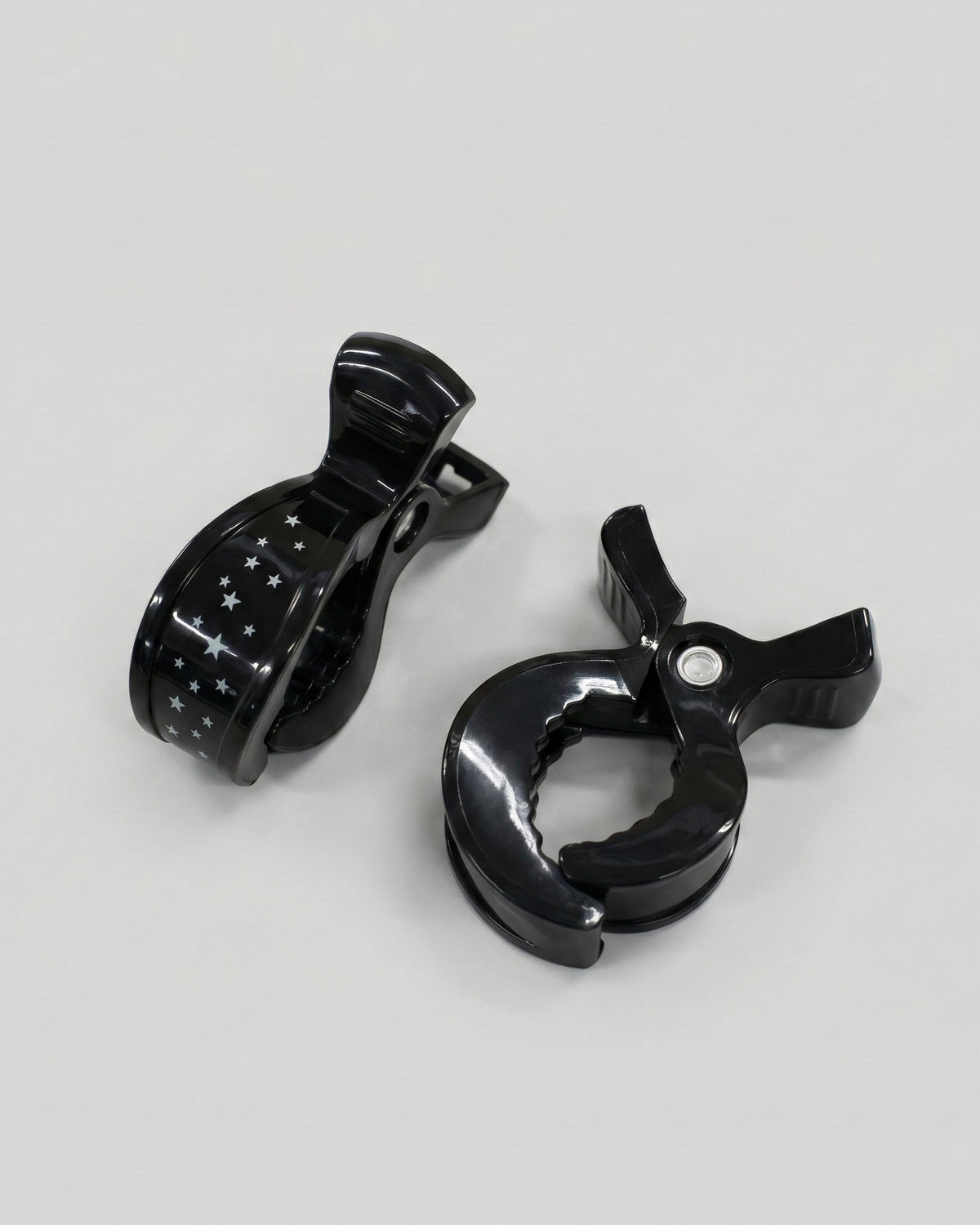 Svarta muslinklämmor 2-pack