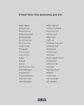 Etiketter för bakning 5x5 40st – bild 2