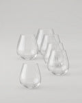 Stilrena kristallglas 6-pack